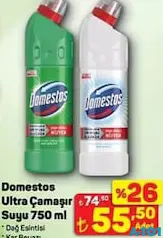 DOMESTOS ULTRA ÇAMAŞIR SUYU 750 ML fiyat ve kampanya bilgisi